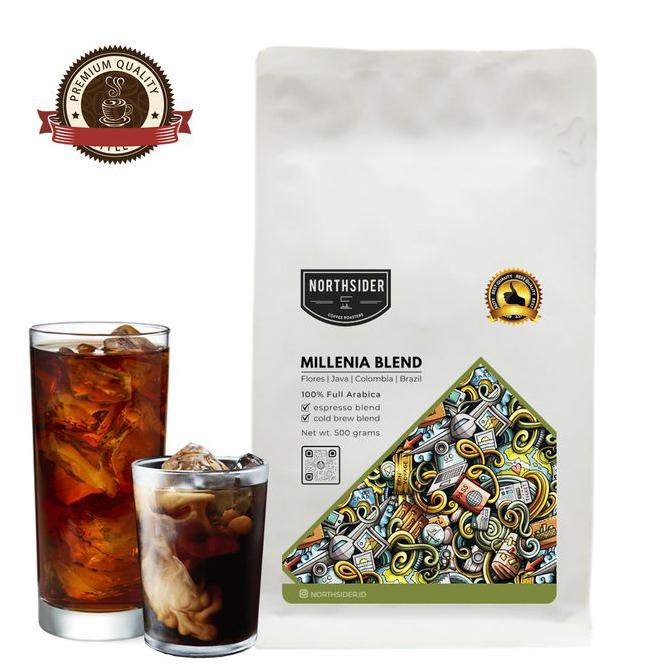 

KOPI BIJI COLD BREW COFFEE CONCENTRATE MILLENIA BLEND - 500GR NORTHSID - BIJI KOPI