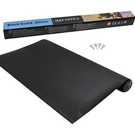 

Stiker Papan Tulis / Blackboard & Whiteboard Wall Sticker Removable - Hitam