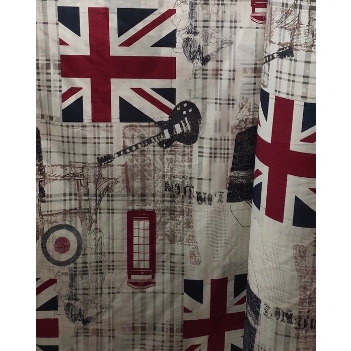 KAINKU - Kain Meteran Katun Lokal CVC &quot;LONDON VINTAGE&quot; (harga 1 meter)