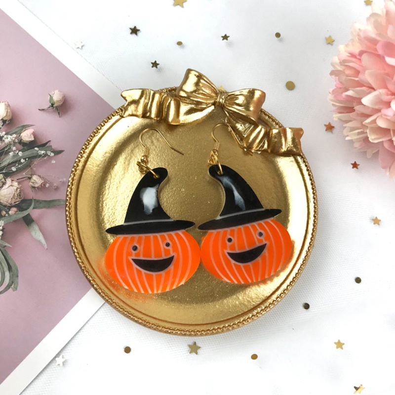 Zzz Cetakan Resin Epoksi Kombinasi Tema Halloween Untuk Gantungan Kunci / Anting DIY