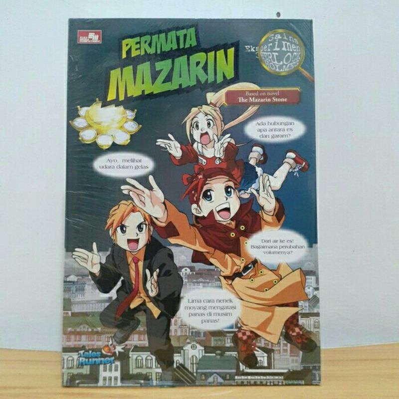 Buku komik sains Tales Runner seri Permata Mazarin ori Gramedia