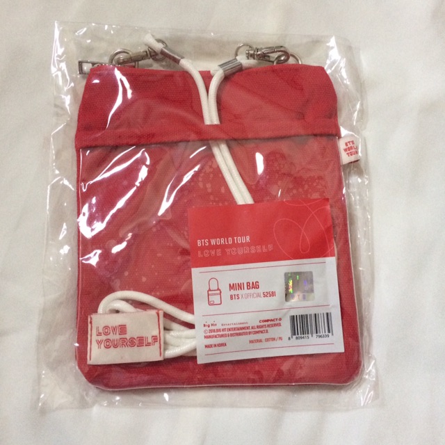 Official BTS Love Yourself Mini Bag