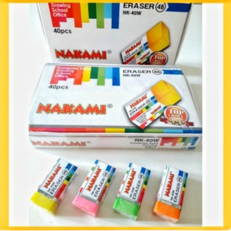 

PENGHAPUS/ ERASER PENSIL KECIL WARNA WARNI