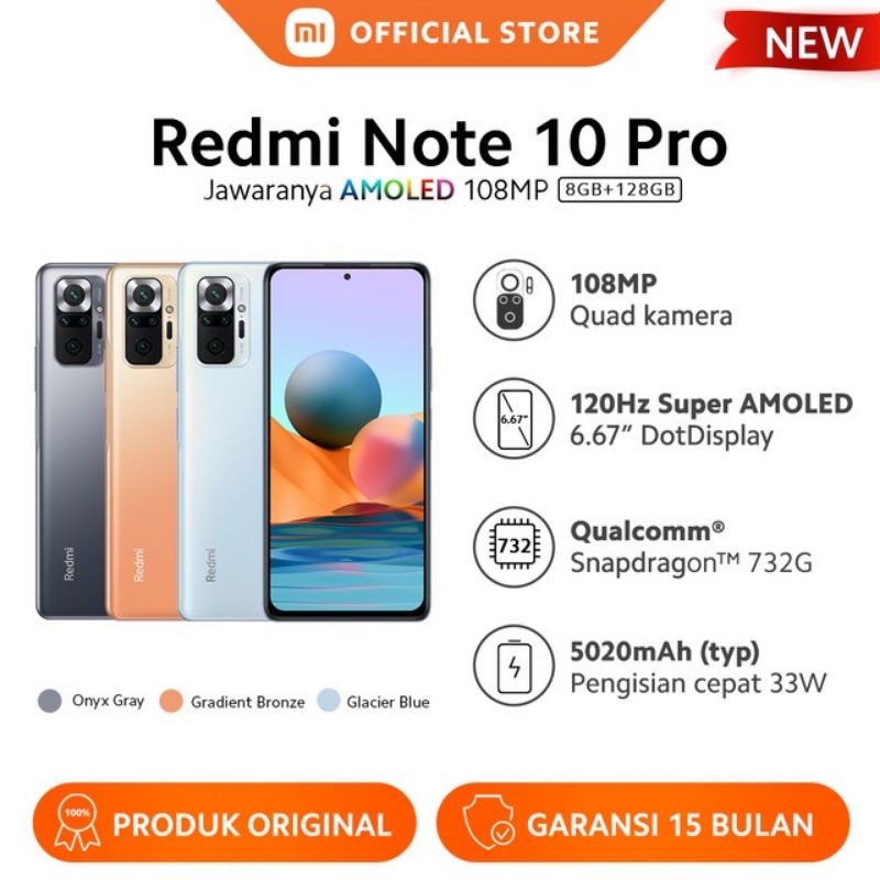 redmi note 10pro 8/128