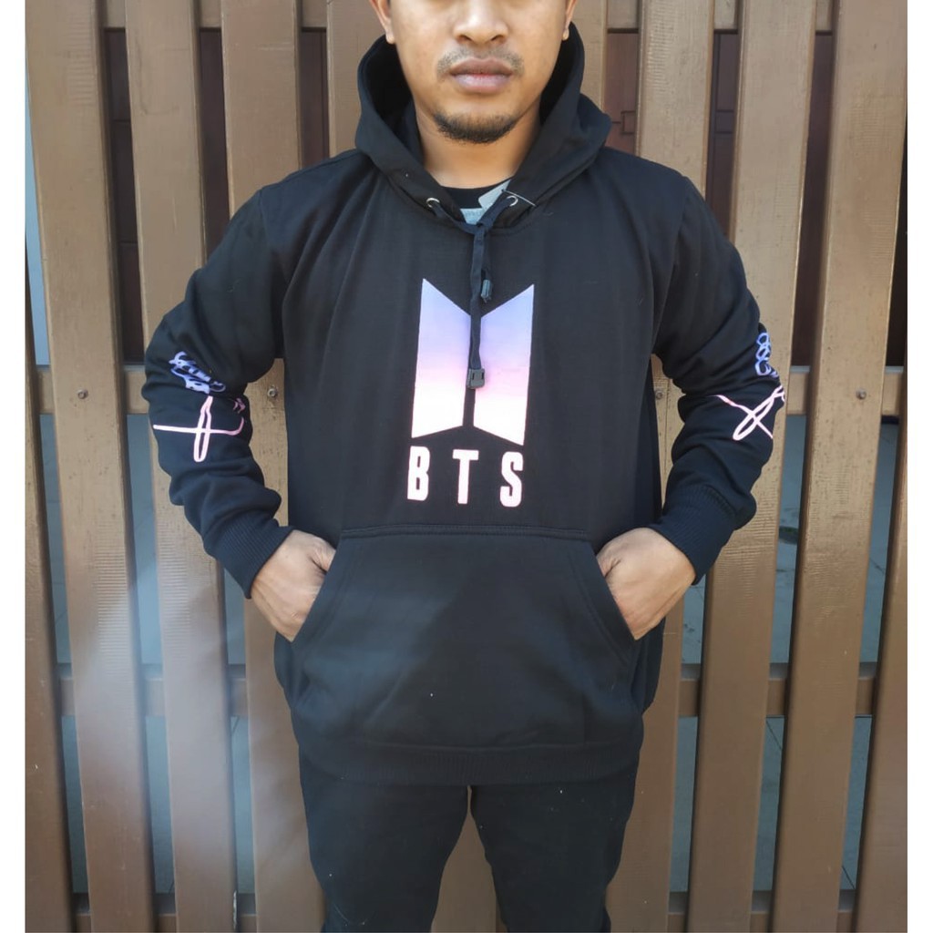 Hoodie BTS BT21 JIN JUNGKOOK JHOPE V SUGA JIMIN Bahan Tebal