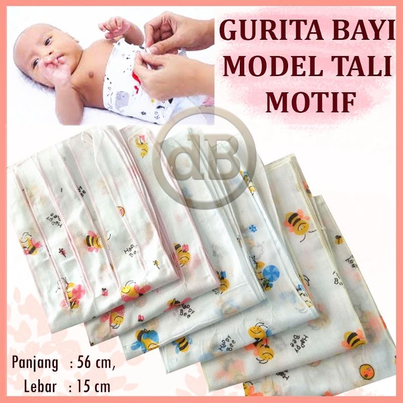 Gurita Tali Bayi Motif Karakter Gurita Bayi Tali Ikat Perlengkapan Bayi Baru Lahir Murah Newborn