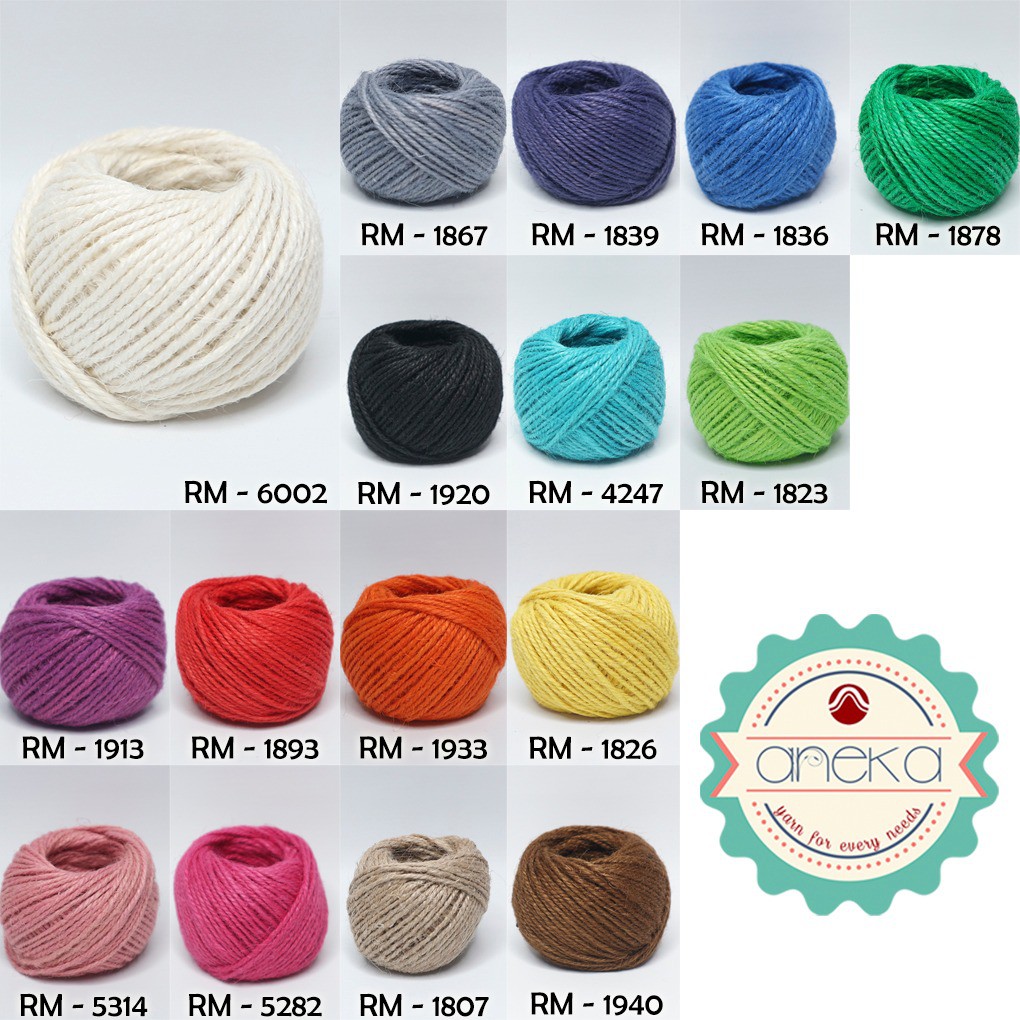 

KATALOG - Tali Rami Warna Goni 3ply / Tali Jerami / Mendong / Pengikat Packing (METERAN)
