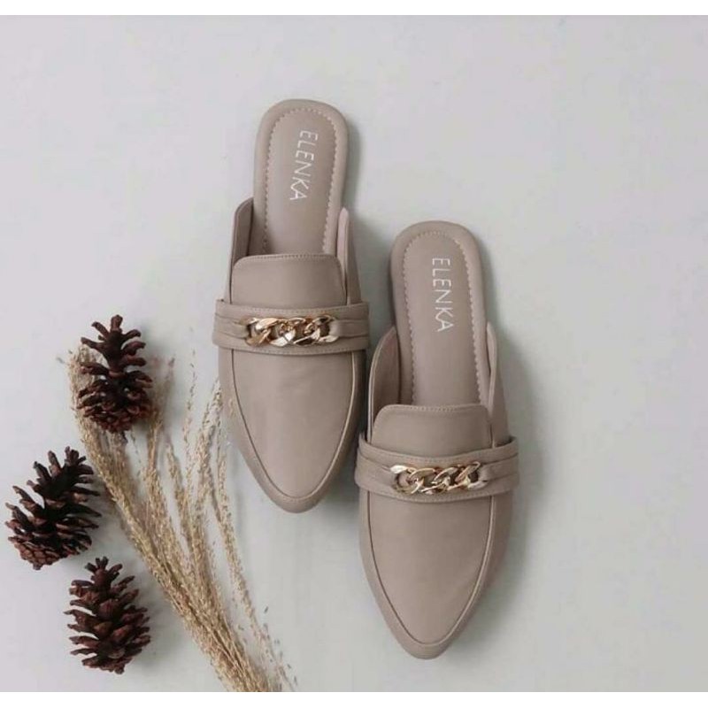 sepatu sandal wanita size jumbo ZOYA cream 36-45