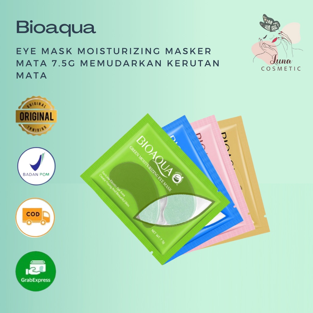 BIOAQUA eye mask Moisturizing masker mata 7.5g Memudarkan kerutan mata 【BPOM】