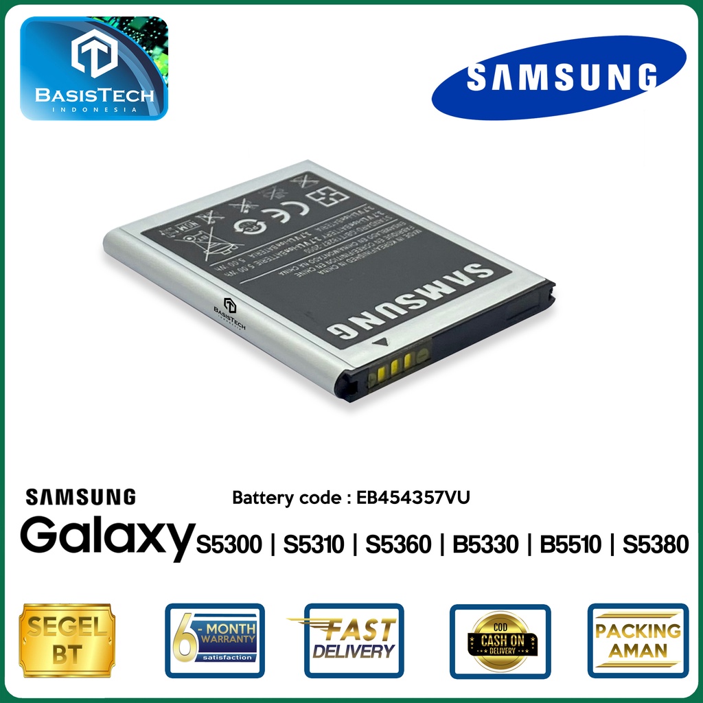 BATERAI SAMSUNG YOUNG 1 - S5360 - S5300 - S5310 - S5380 - B5330 - B5510 - EB454357VU - ORI99