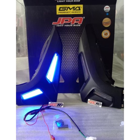 SEIN SEN RITING RETING DEPAN JPA GMA NMAX N MAX NEW 2020 MODEL AIRFLOW AIR FLOW LED NEON BIRU KUNING