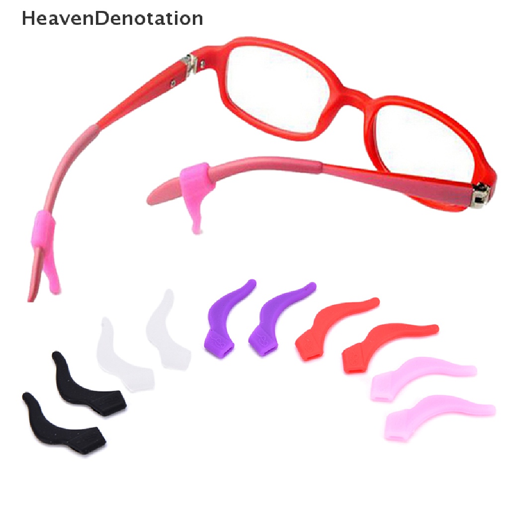 [HeavenDenotation] 1 Pair Sports Silicone Ear Grip Holder Eyeglass Glasses Sunglass Anti Slip Hooks