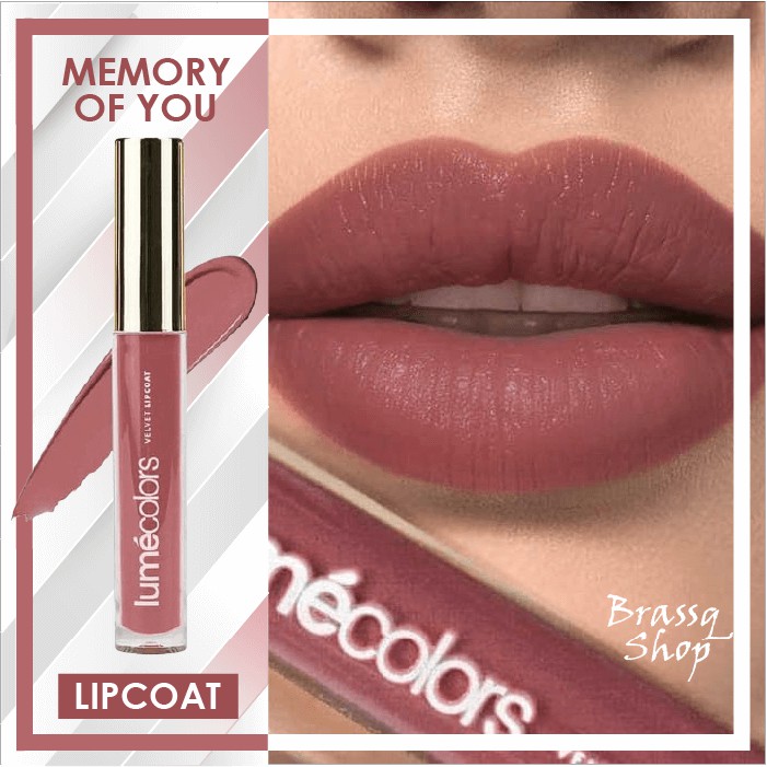 MEMORY OF YOU Lipstik Lumecolors Velvet Lip Coat Lipstick Matte Lip Stick Lipmatte Lip Cream Lipen