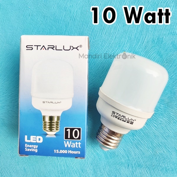 Lampu LED Kapsul 10 Watt Starlux Putih - Lampu LED Murah 10 Watt