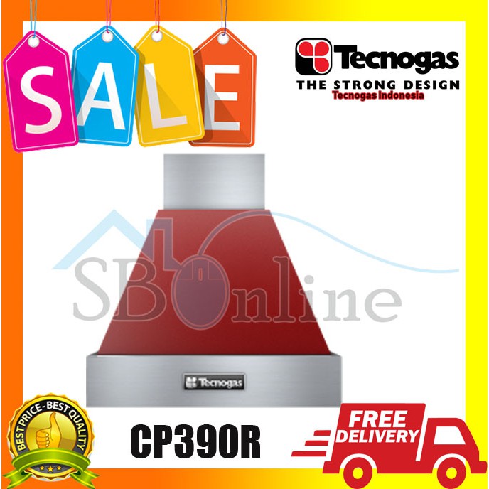 Tecnogas Premium Cooker Hood Chimney CP390R