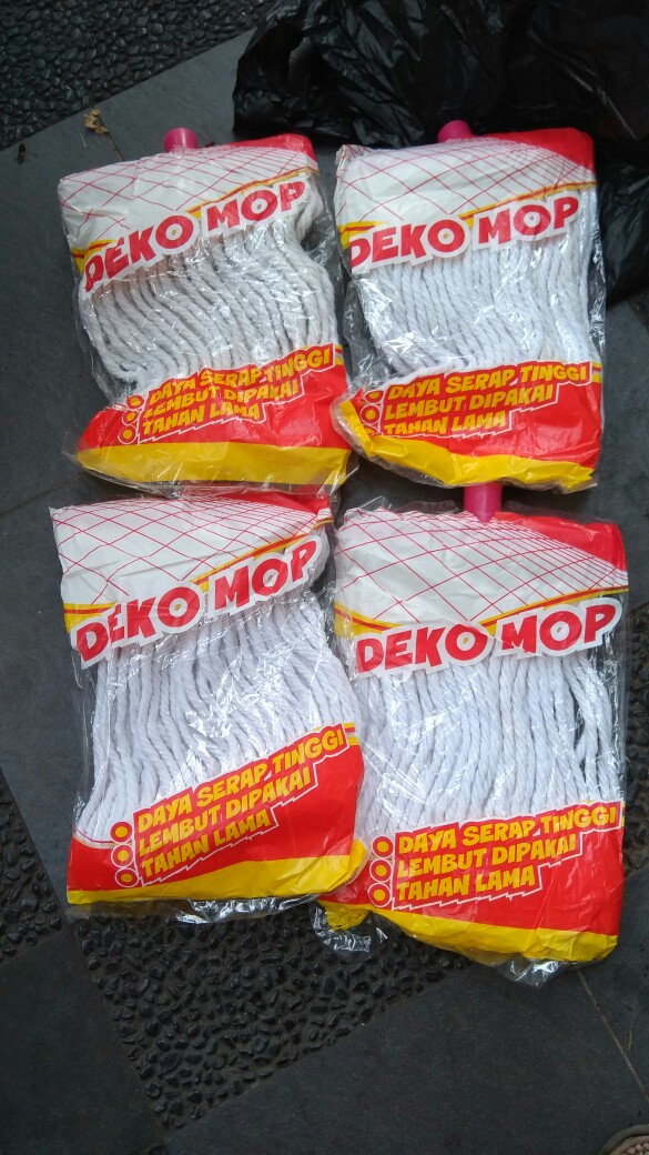 Alat Pel Lantai Deko Mop Refill Isi Ulang Pel Sumbu