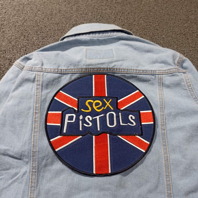 Backpatch bordir besar SEX PISTOL ENGLAND premium best quality