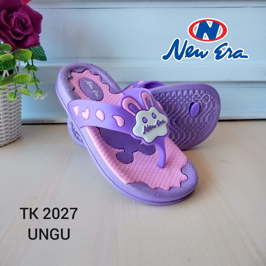 gos NEW ERA TK E 2027 Sandal Karet Anak Perempuan Sandal Jepit Karakter Terbaru