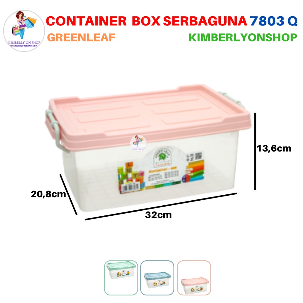 Container Box 5,5 Liter 7803 Green Leaf