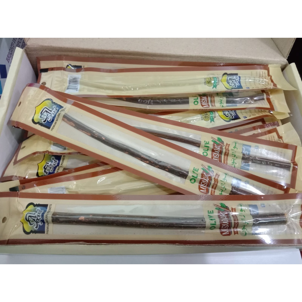 SIWAK MISWAK OLIVE AL KHAIR Kayu Zaitun Siwak Hitam