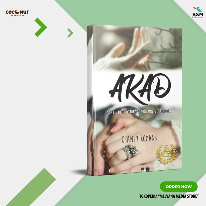 

PROMO!!! NOVEL WATTPAD - AKAD - CHANTY ROMANS TERLARIS
