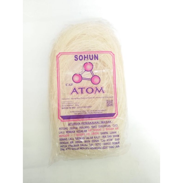 Sohun / Suun / Soun CAP ATOM - Mie sohun, Mie suun, Mie soun