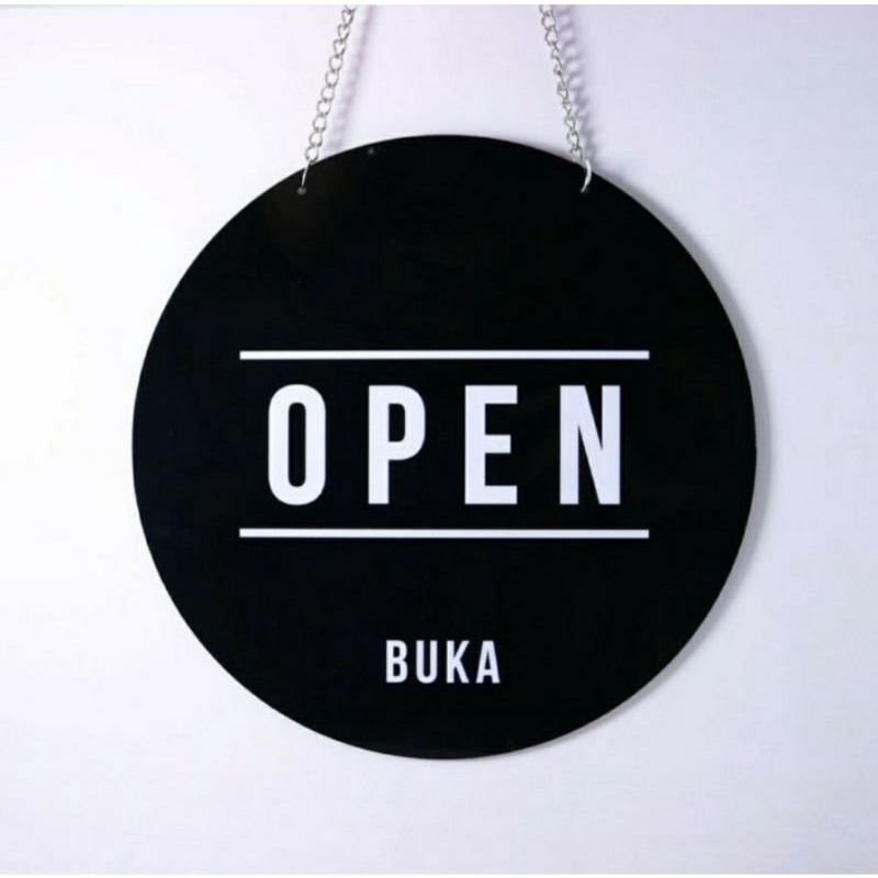 Acrylic Signage Open Close/Akrilik Open Close