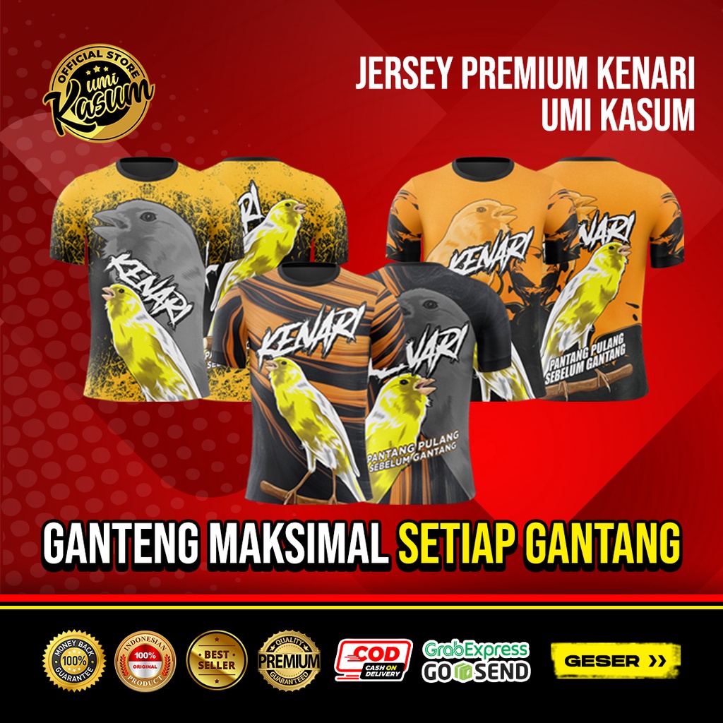 Terlaris Original Jersey Premium Burung Kenari Bisa Costum Logo Dan Nama Nyaman Di Pakai Cuaca Apa Saja Full Printing Jahitan Rapih Anti Lecek  Banyak Pilihan Motif GANTENG MAKSIMAL SETIAP GANTANG Merpati Kolong Dara Kacer Lover Bird Kicau Mania