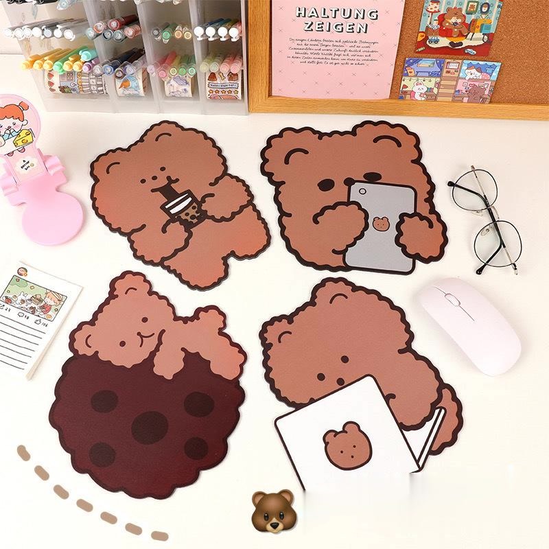 Mouse Pad Karakter Gambar Motif Lucu Motif Bear Alas Mouse Anti Air