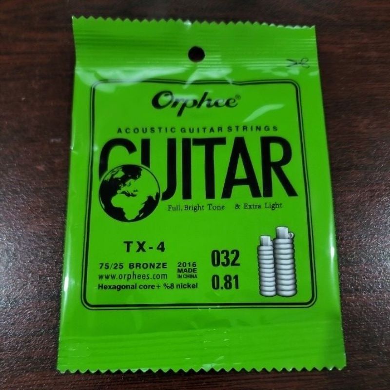 Senar Gitar Akustik Orphee No 4 isi 10pc