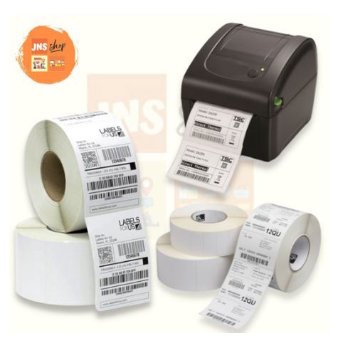 

“Terbaru” ,, THERMAL LABEL 100x150 Isi 250pc (LEBIH TEBAL) Thermal Paper Roll Sticker Printer Murah,,,
