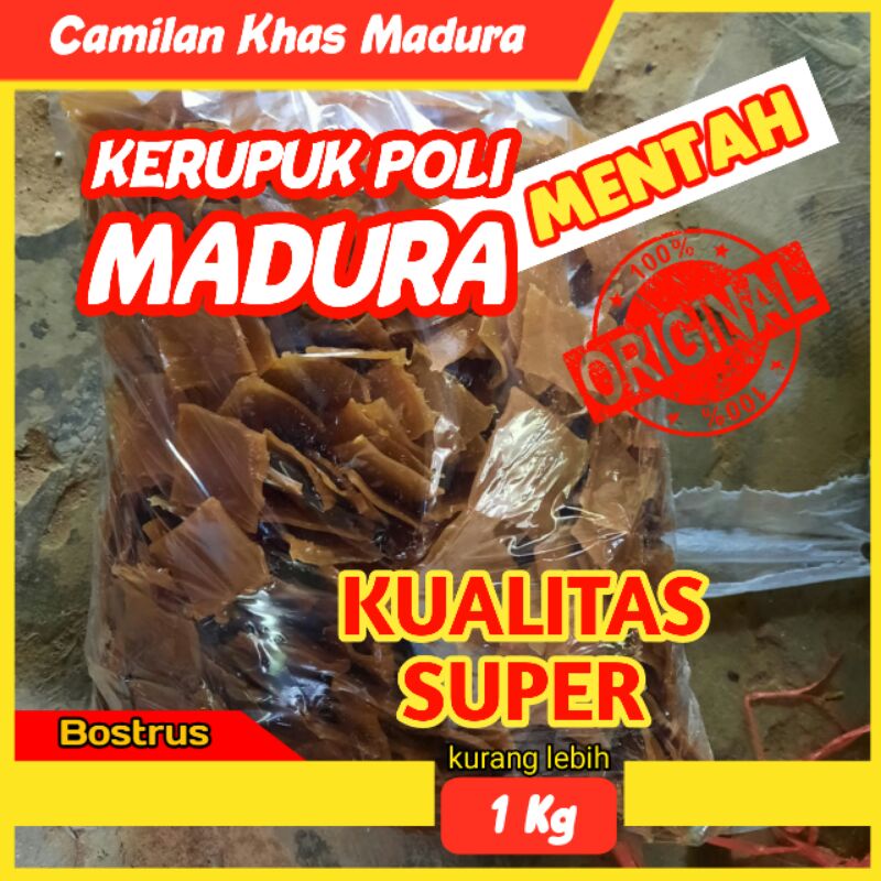 

KERUPUK POLI/ POLY MADURA - Kerupuk Khas Madura Kerupuk Sumenep Kerupuk Khas Gapura Renyah Gurih Murah