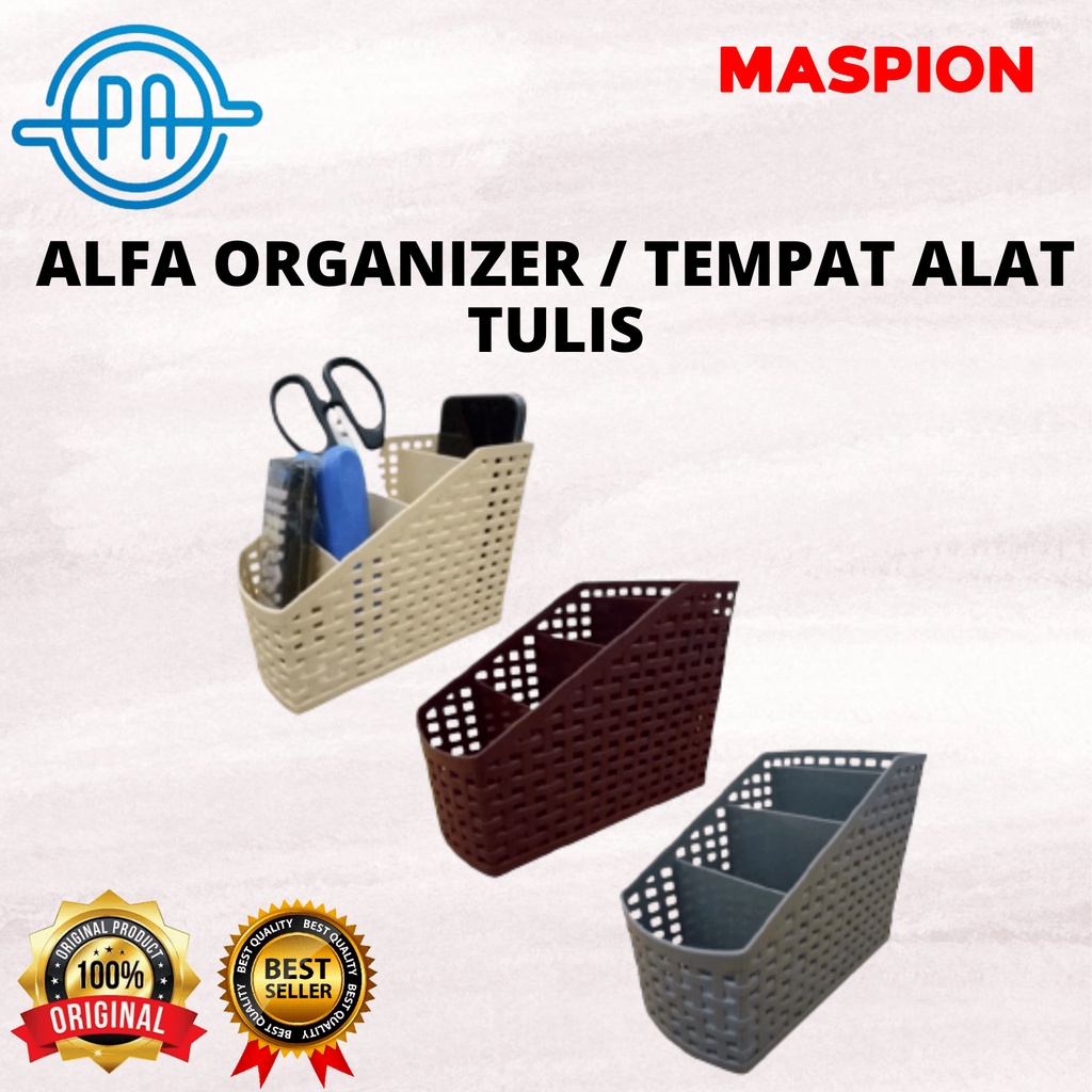 Maspion ALFA ORGANIZER / TEMPAT MULTIFUNGSI / TEMPAT ALAT TULIS 4 SEKAT