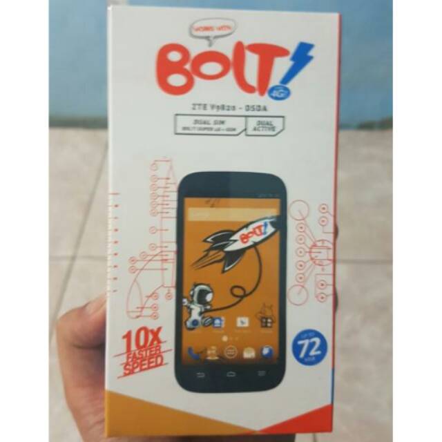 Handphone Bolt Powerphone Zte V9820 Putih Shopee Indonesia