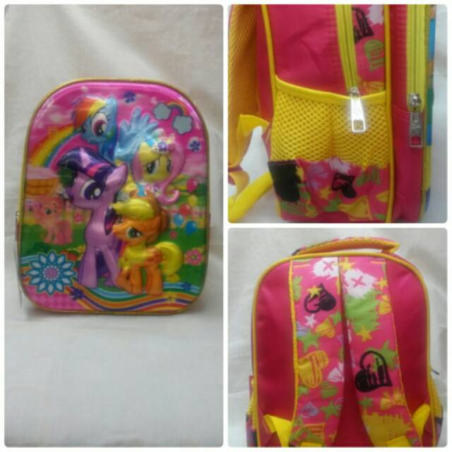 Ransel tk timbul/tas sekolah perempuan little pony