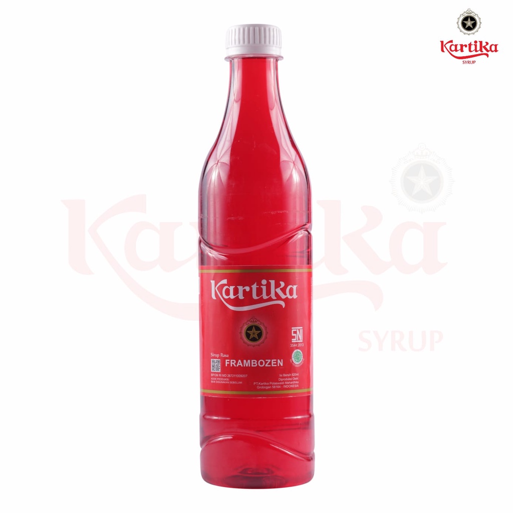 KARTIKA Sirup Frambozen 620 ml &amp; Leci 400 ml