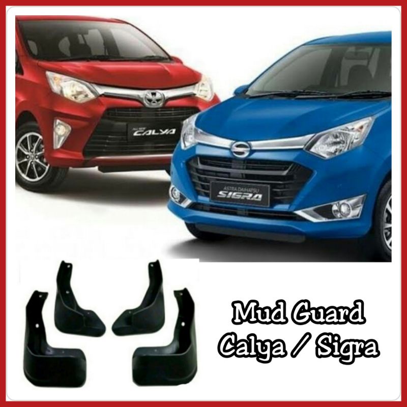 Karpet Lumpur Mud Guard Mobil Calya &amp; Sigra