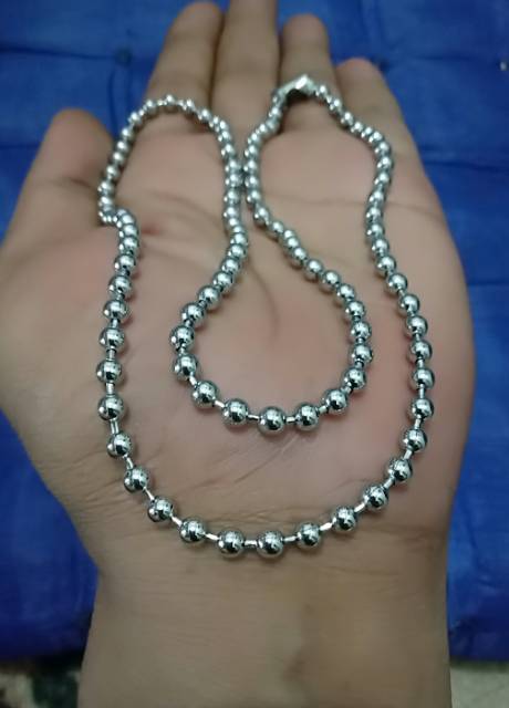 Kalung rhodium cowok-cewek 02