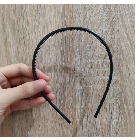 [Check Out 1000] Bando Hitam / Bando Plastik Polos / Bando Pria Dan Wanita / Bando Rambut Termurah