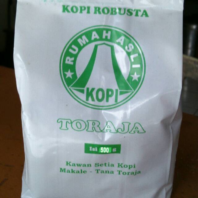 

Kopi toraja asli robusta 500gr