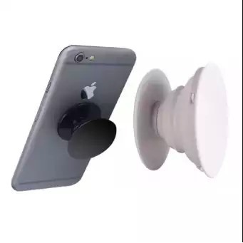 pop socket polos popsocket hitam putih