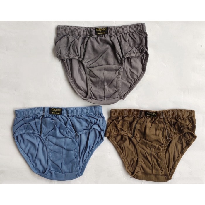 12 Pcs CD Pria Edgina | Celana Dalam Laki Laki Dewasa Remaja Anak | Open Underwear Sempak Grosir Lusinan