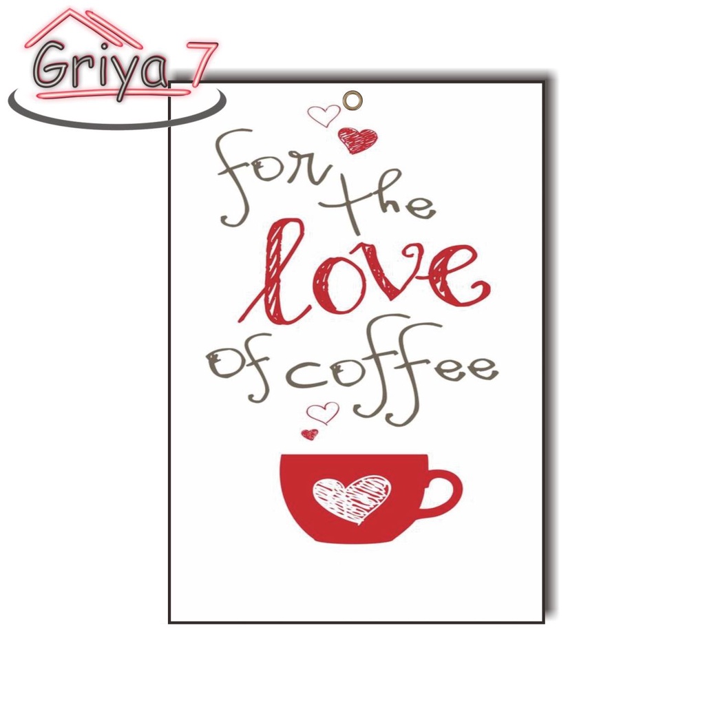 GRIYA 7 I 7HC I HIASAN DINDING KAFE CAFE I KOPI LOVE VINTAGE RETRO 17