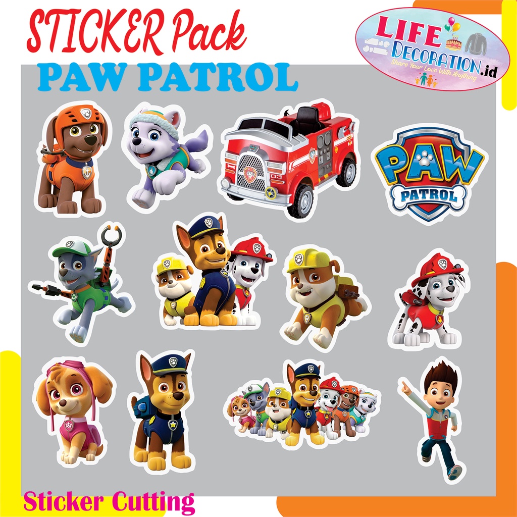 

STIKER PAW PATROL / STICKER PACK PAW PATROL