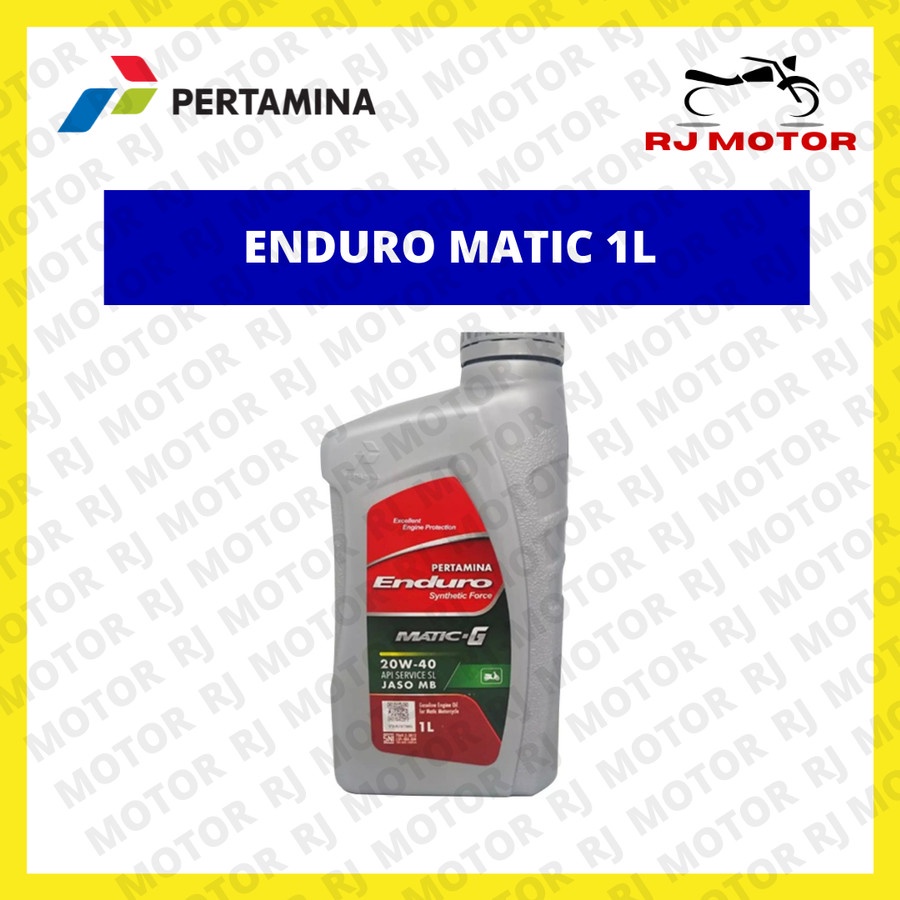 OLI PERTAMINA ENDURO MATIC G 1 LITER OLI MOTOR ASLI PERTAMINA