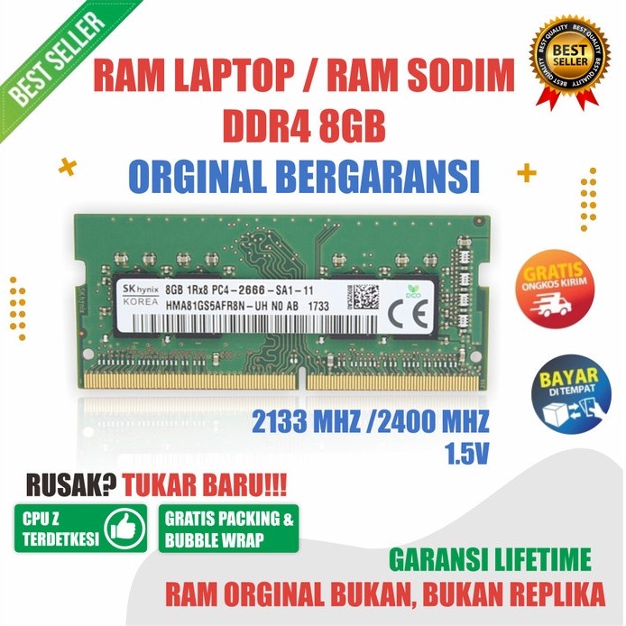 RAM LAPTOP DDR4 8GB / RAM DDR4 8GB LAPTOP