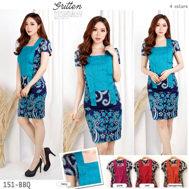 Dress katun Stretch