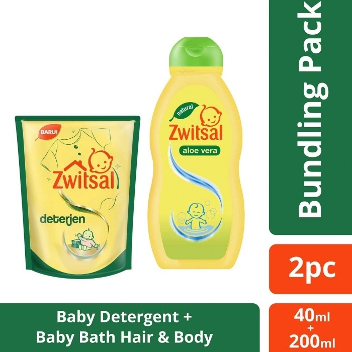 Zwitsal Natural Baby Bath 2 In 1 2in1 Hair &amp; Body 450ml / Bath with Telon 250ml / Classic 450ml