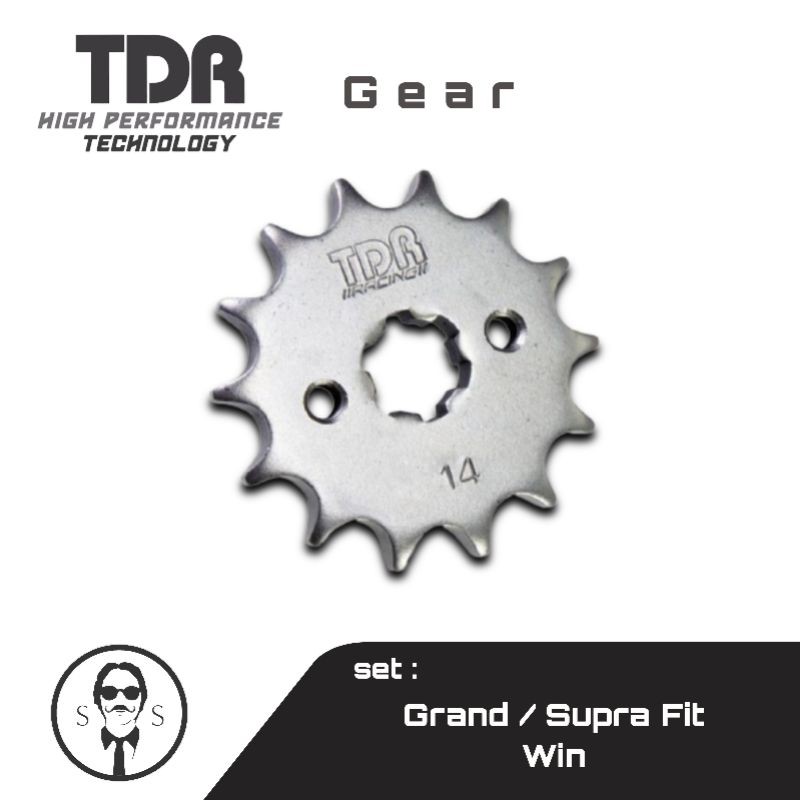 TDR Gear Gir Depan set Grand Supra Fit Suprafit Win 428 - 14T 14 T