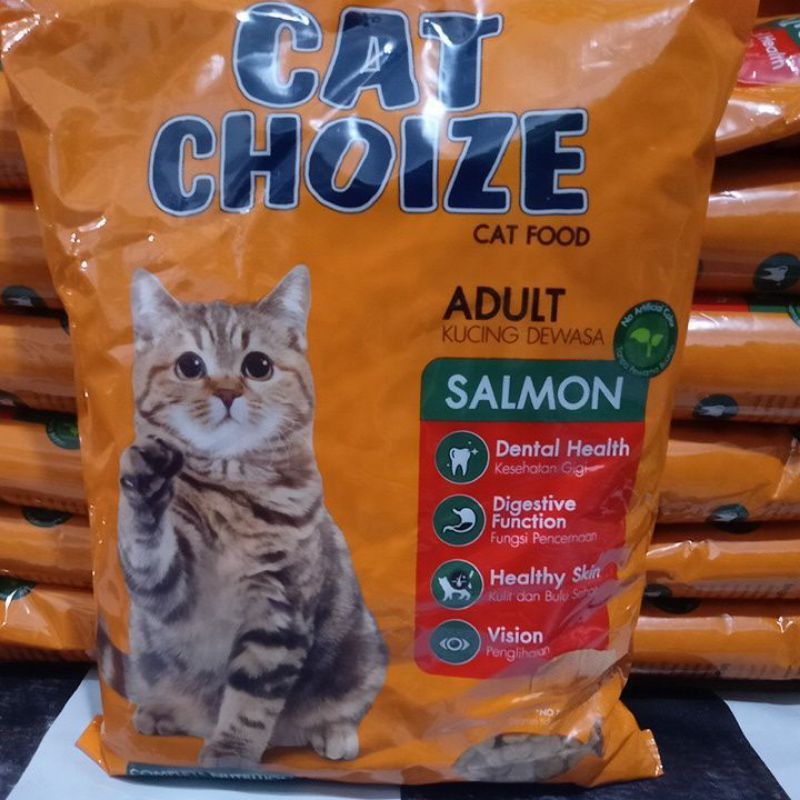 CAT CHOIZE ADULT  || FRESHPACK TUNA DAN SALMON  DRYFOOD 800 GRAM